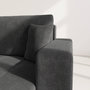 Voir la diapositive 4 : BEST MOBILIER Nicole - canapé panoramique en u 7 places convertible avec coffre en tissu