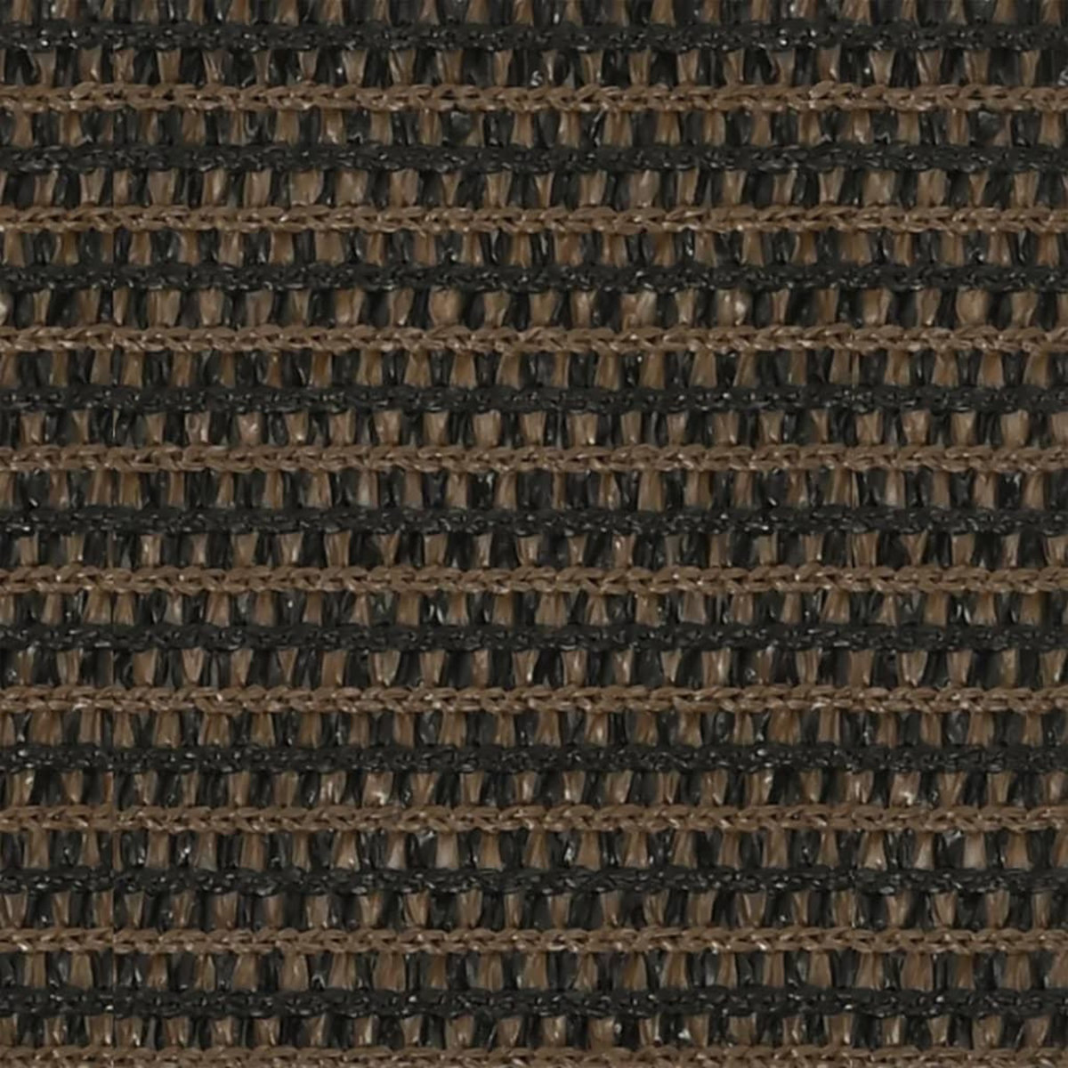 VIDAXL Voile d'ombrage 160 g/m^2 Marron 4x4x4 m PEHD