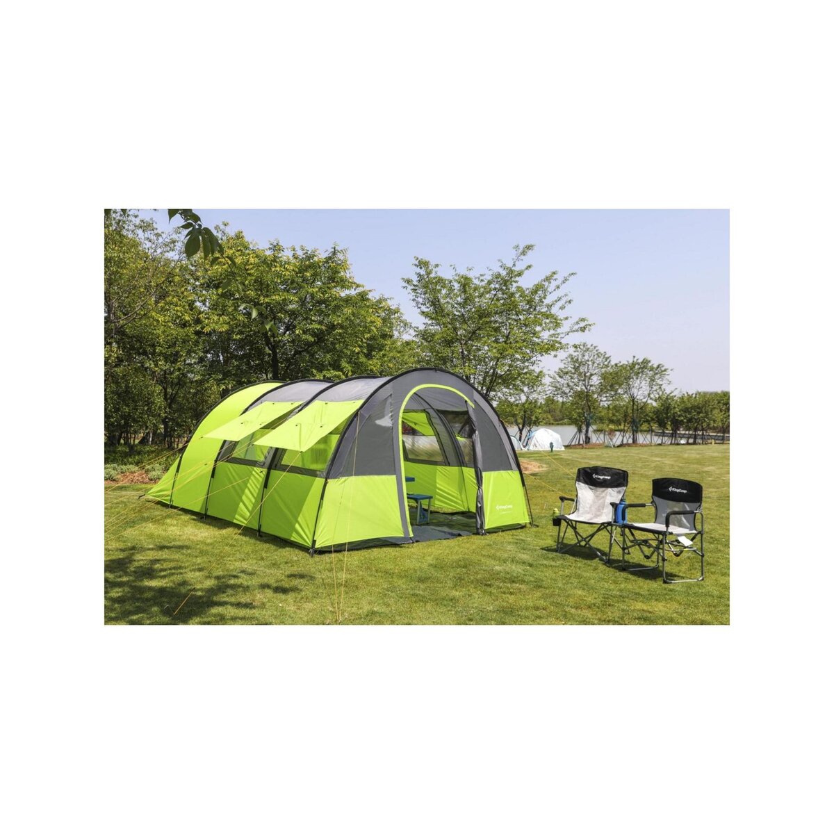 KINGCAMP Tente de camping familiale 4 places Sorrente - KingCamp - Dimensions : 480 x 340 x 200 cm