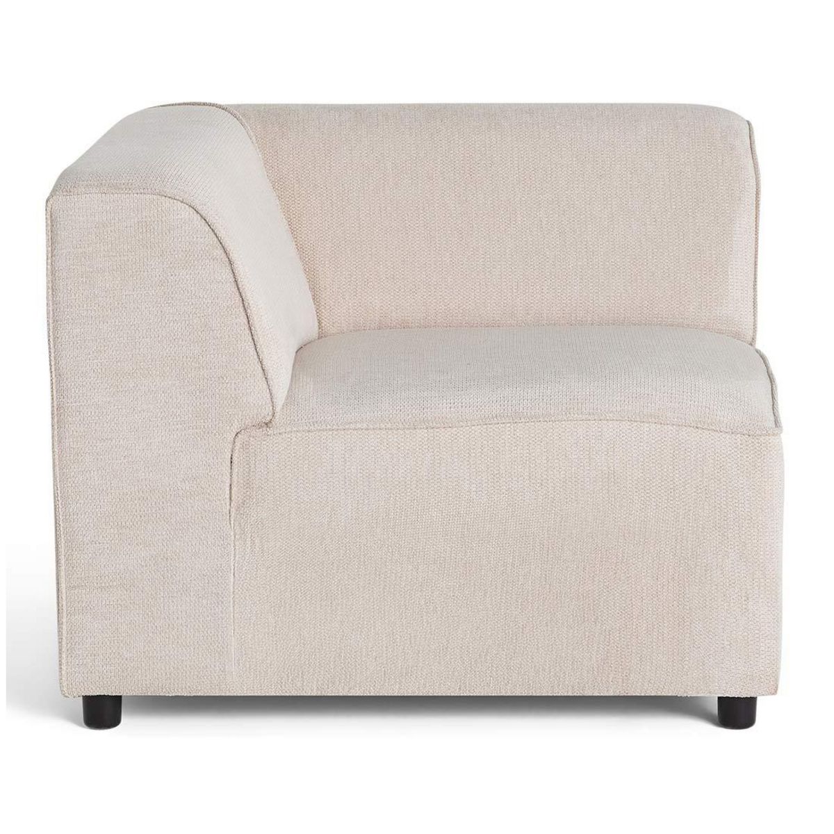 LISA DESIGN Suaro - module d'angle réversible en tissu texturé