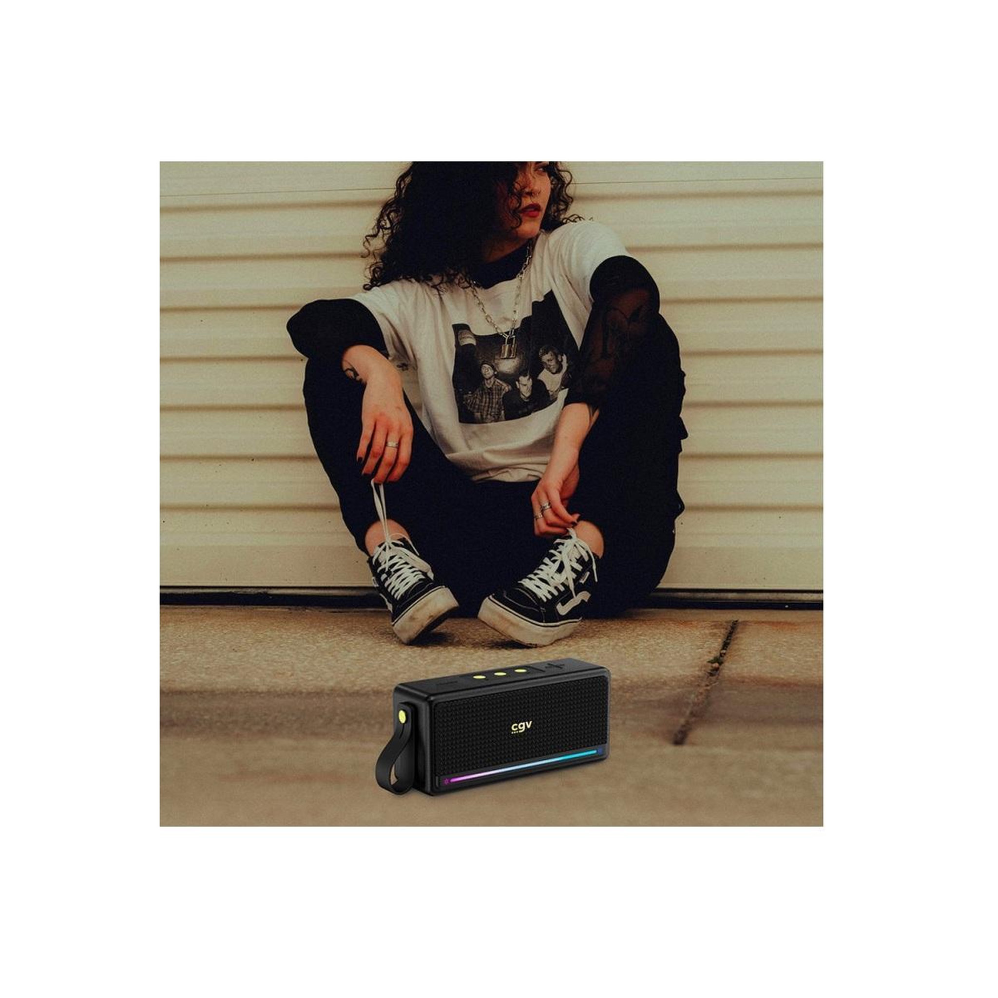 Voir la diapositive 5 : CGV Enceinte nomade bluetooth noir - 50910