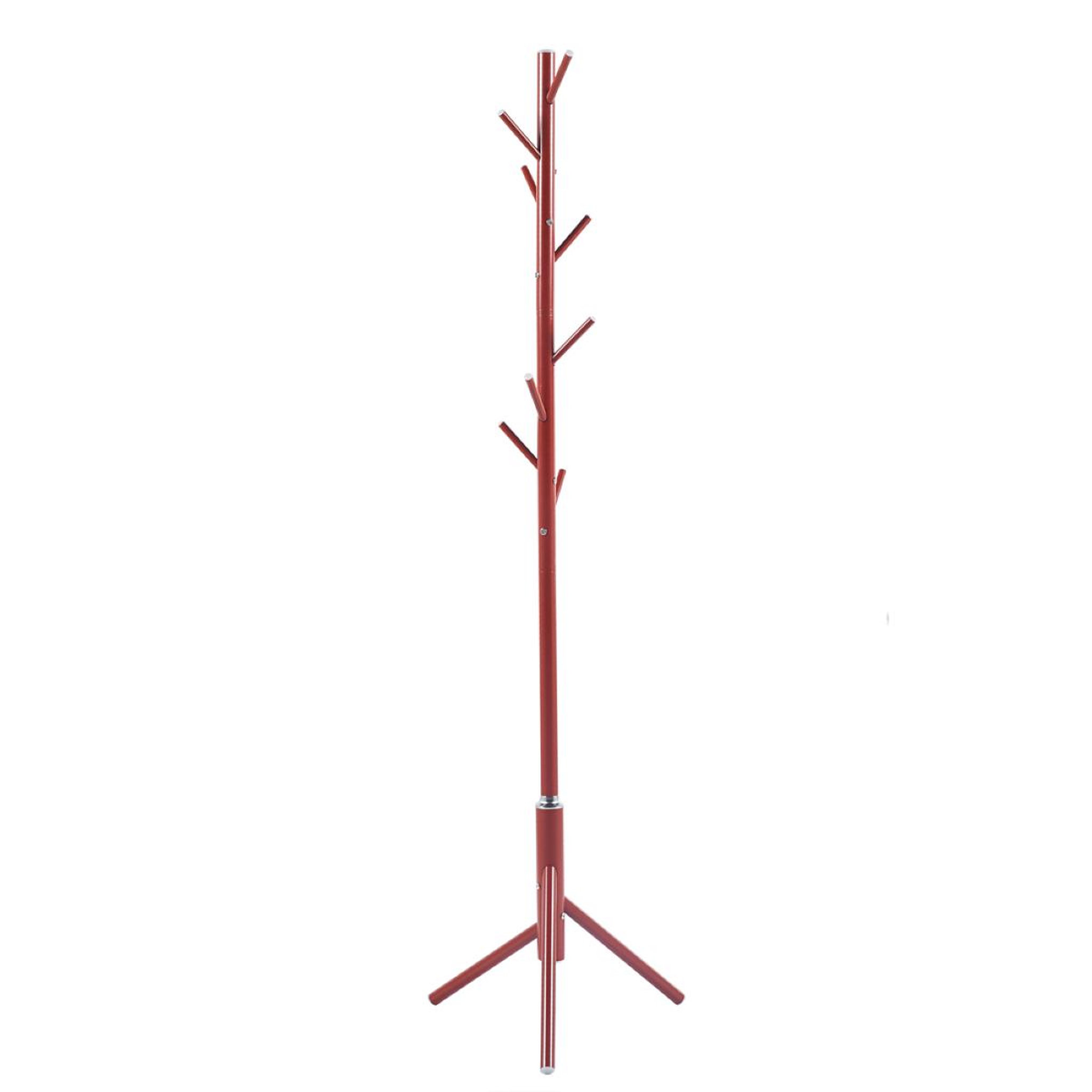 JLC KREATION Porte manteaux design rouge en métal cactus