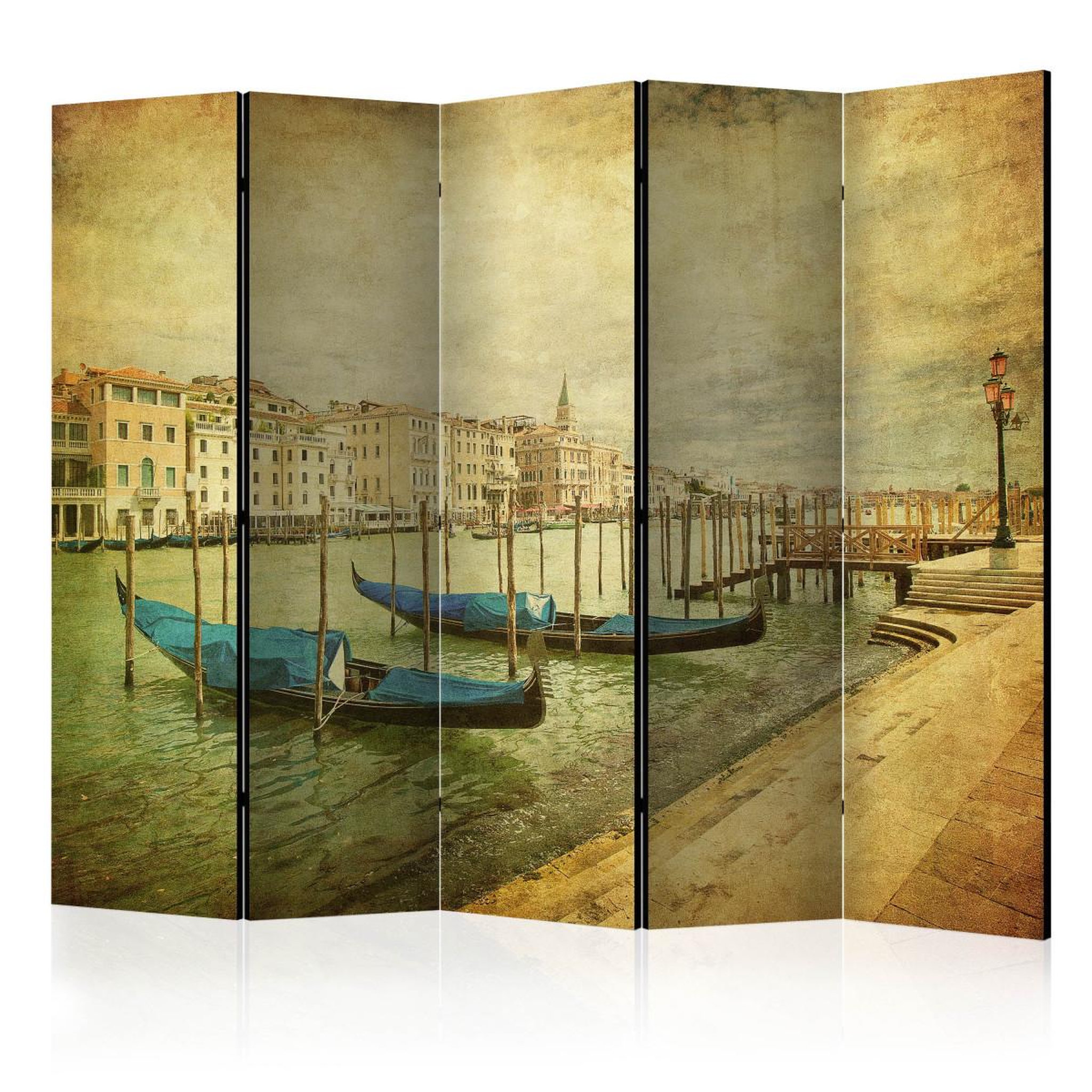 Paris Prix Paravent 5 volets  grand canal, venice vintage  172x225cm