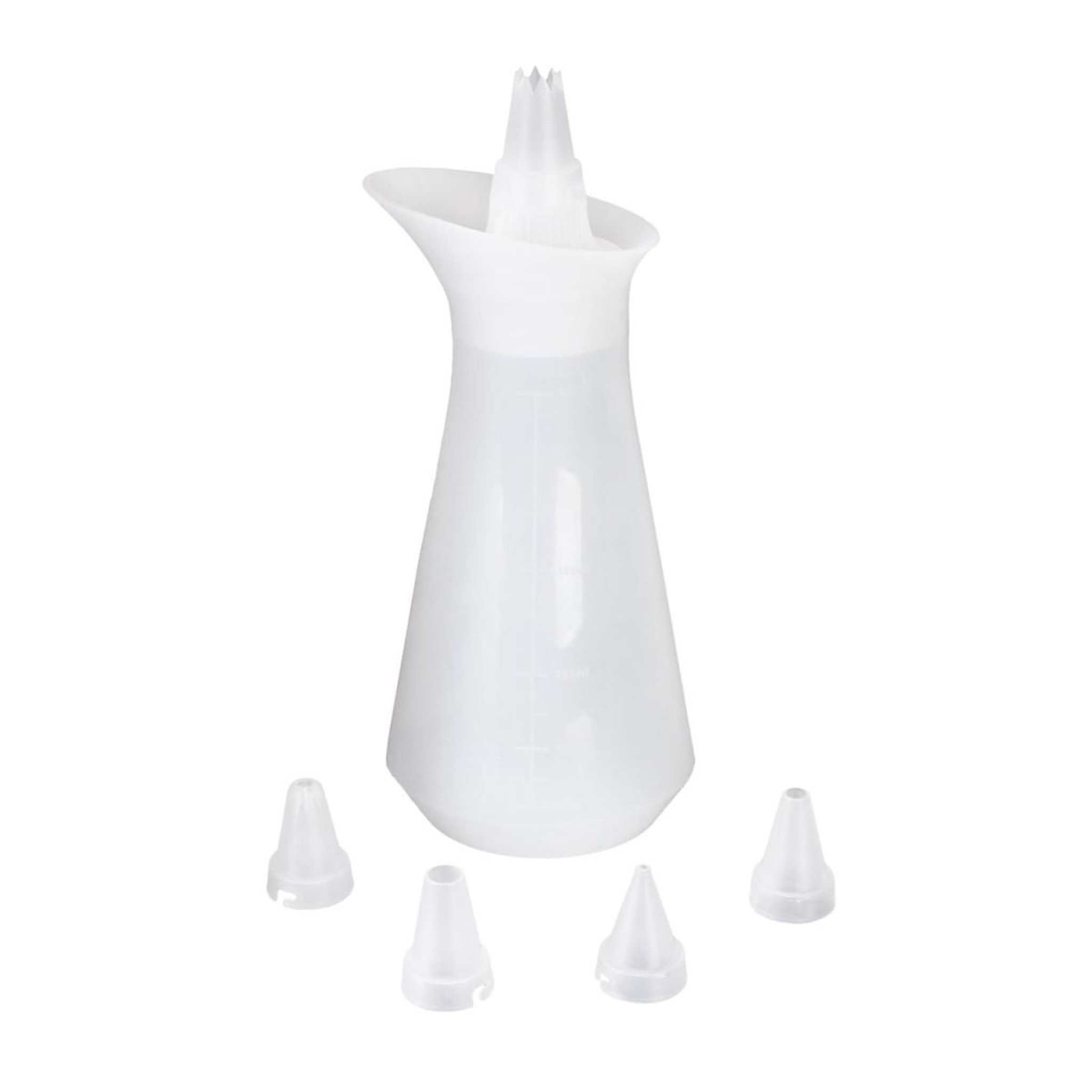 Voir la diapositive 4 : Lily Cook Bouteille Bec Verseur  Pâtisserie  500ml Blanc