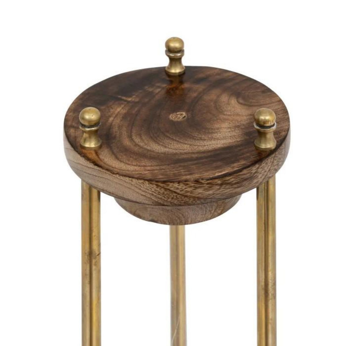 ATMOSPHERA Sablier Déco en Bois  Sarah  38cm Marron