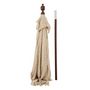 Voir la diapositive 3 : Paris Prix Parasol Déco  Pompons & Coquillages  188cm Beige