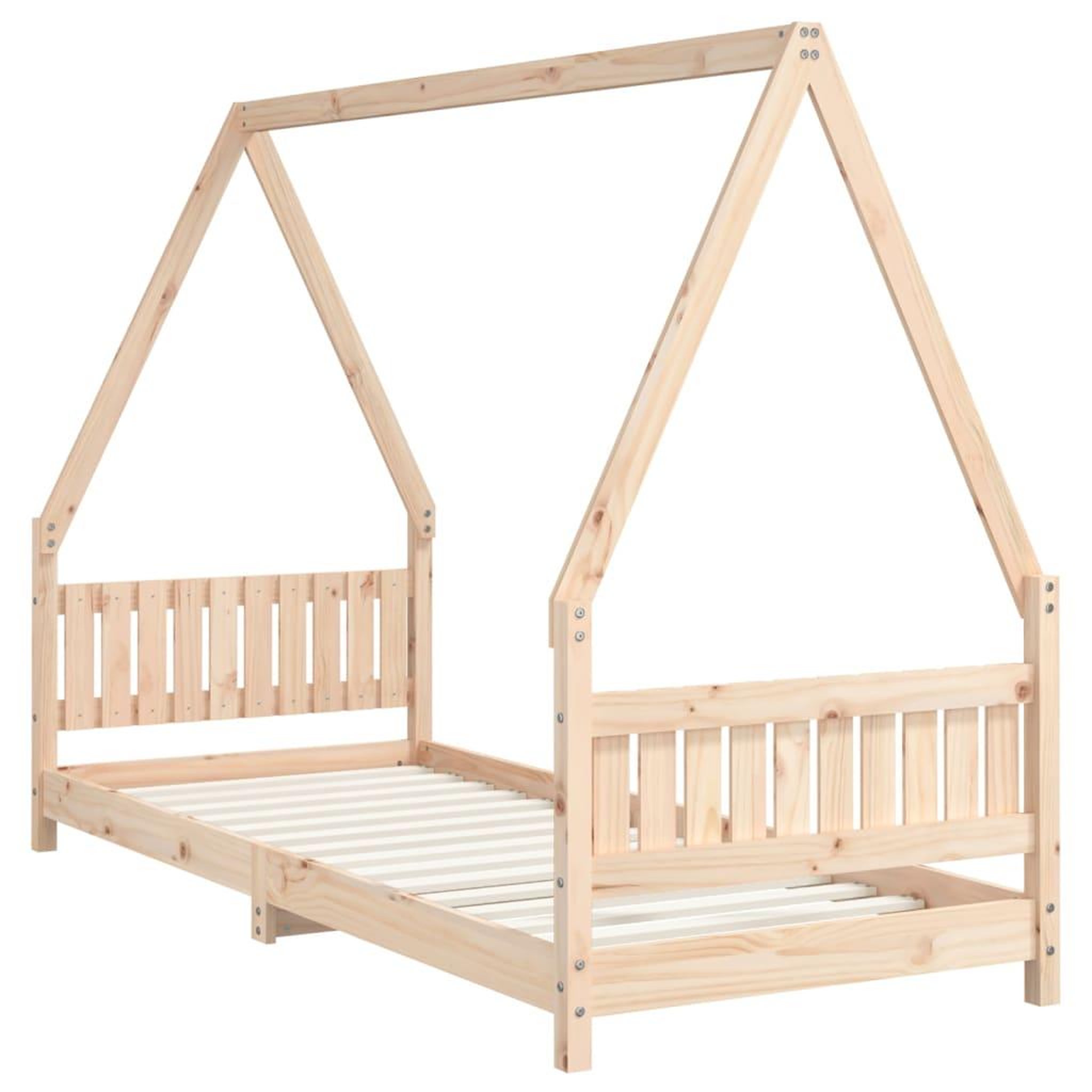 Voir la diapositive 3 : VIDAXL Cadre de lit pour enfants 80x200 cm bois de pin massif
