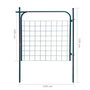 Voir la diapositive 6 : VIDAXL Portail de cloture de jardin 100 x 100 cm Anthracite