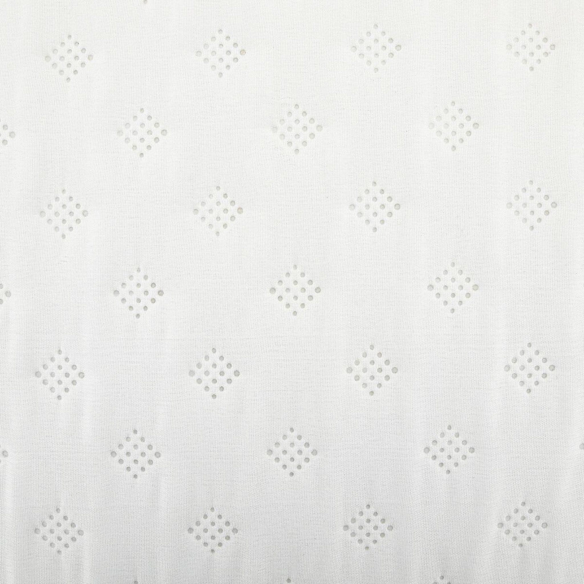 Voir la diapositive 2 : ATMOSPHERA Couvre lit & 2 taies  kalia  240x260cm blanc