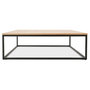 Voir la diapositive 2 : Paris Prix Table Basse Design en Bois  Bokaci  110cm Naturel