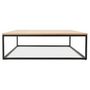 Voir la diapositive 2 : Paris Prix Table Basse Design en Bois  Bokaci  110cm Naturel