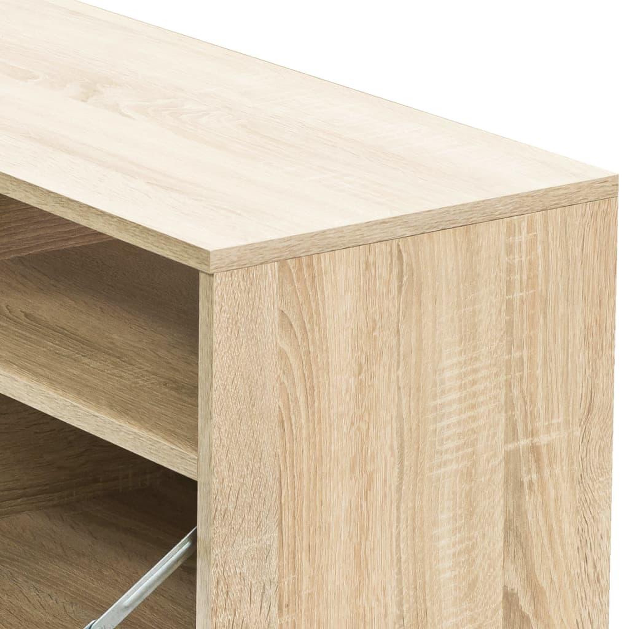 Voir la diapositive 5 : VIDAXL Meubles TV 2 pcs Bois d'ingenierie 95x35x36 cm Chene