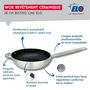 Voir la diapositive 3 : ELO Poêle wok 28 cm céramique sans PFAS Bistro Line Elo