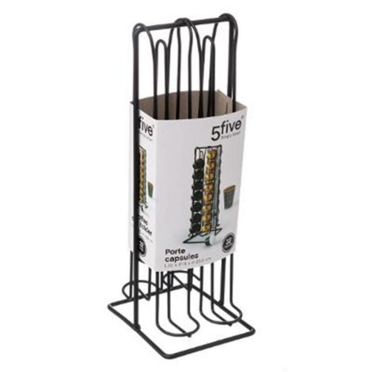 FIVE Porte 32 Capsules  Expresso  29cm Noir