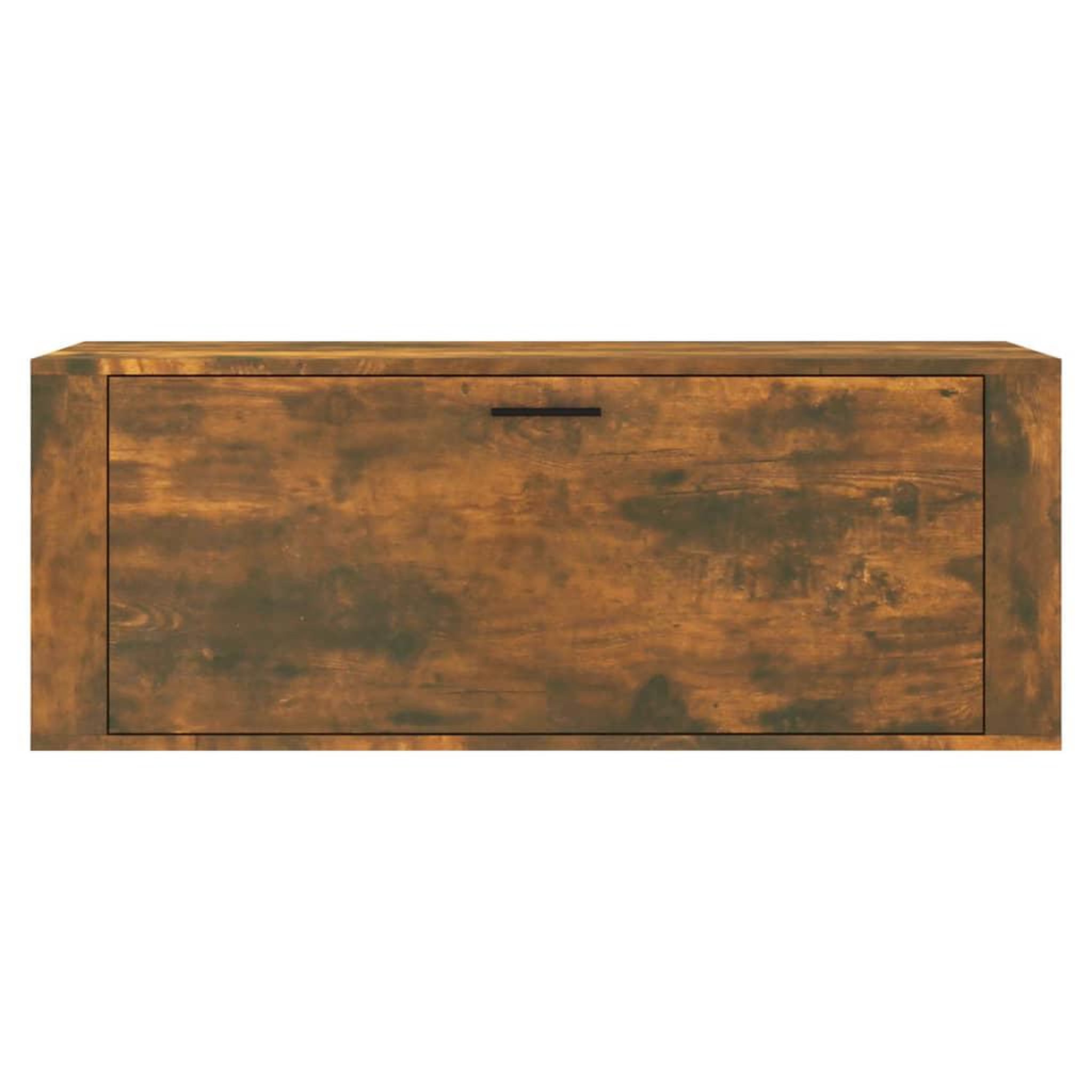 Voir la diapositive 5 : VIDAXL Armoire a chaussures murale Chene fume 100x35x38 cm