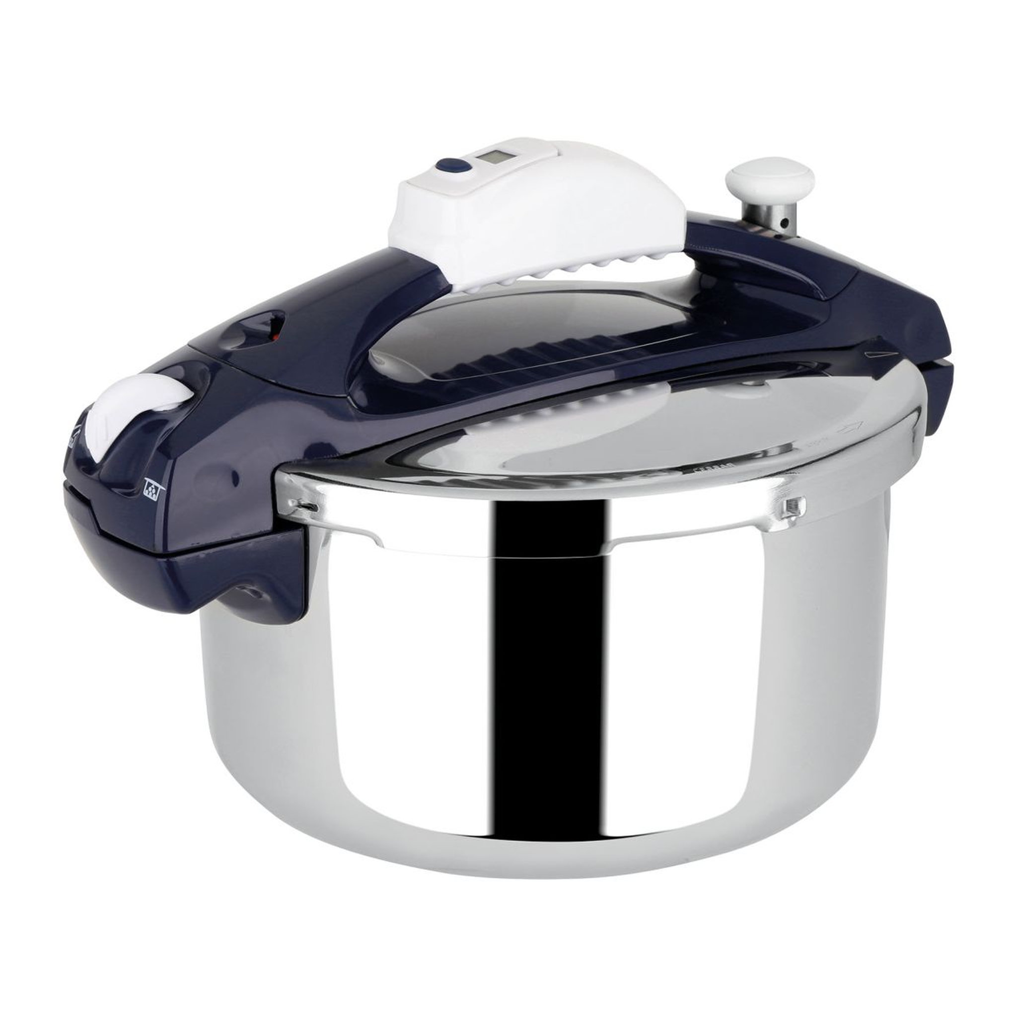 Voir la diapositive 1 : SITRAM Autocuiseur 6L en inox avec panier vapeur