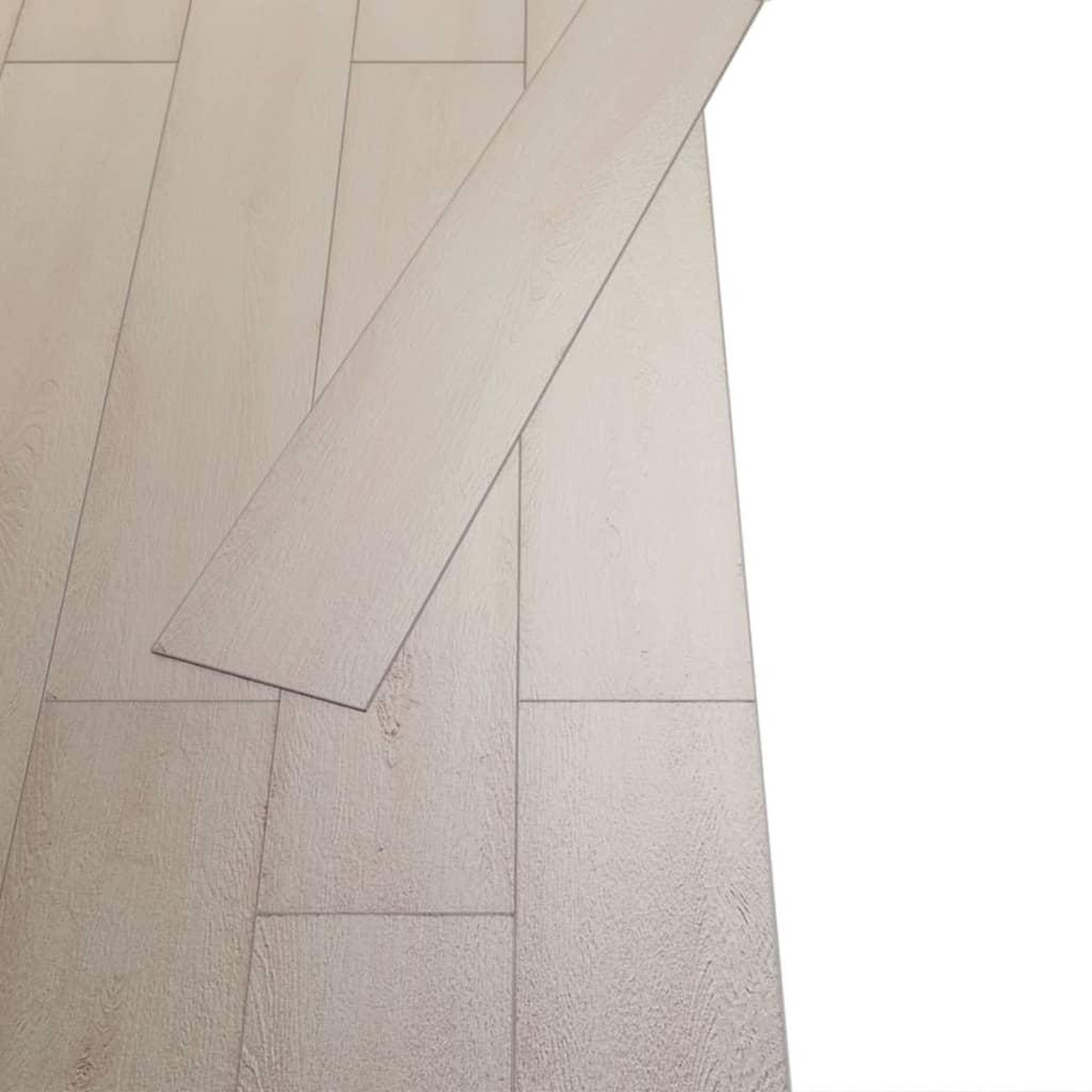 Voir la diapositive 4 : VIDAXL Planches de plancher PVC autoadhesif 2,51 m^2 2 mm Blanc chene