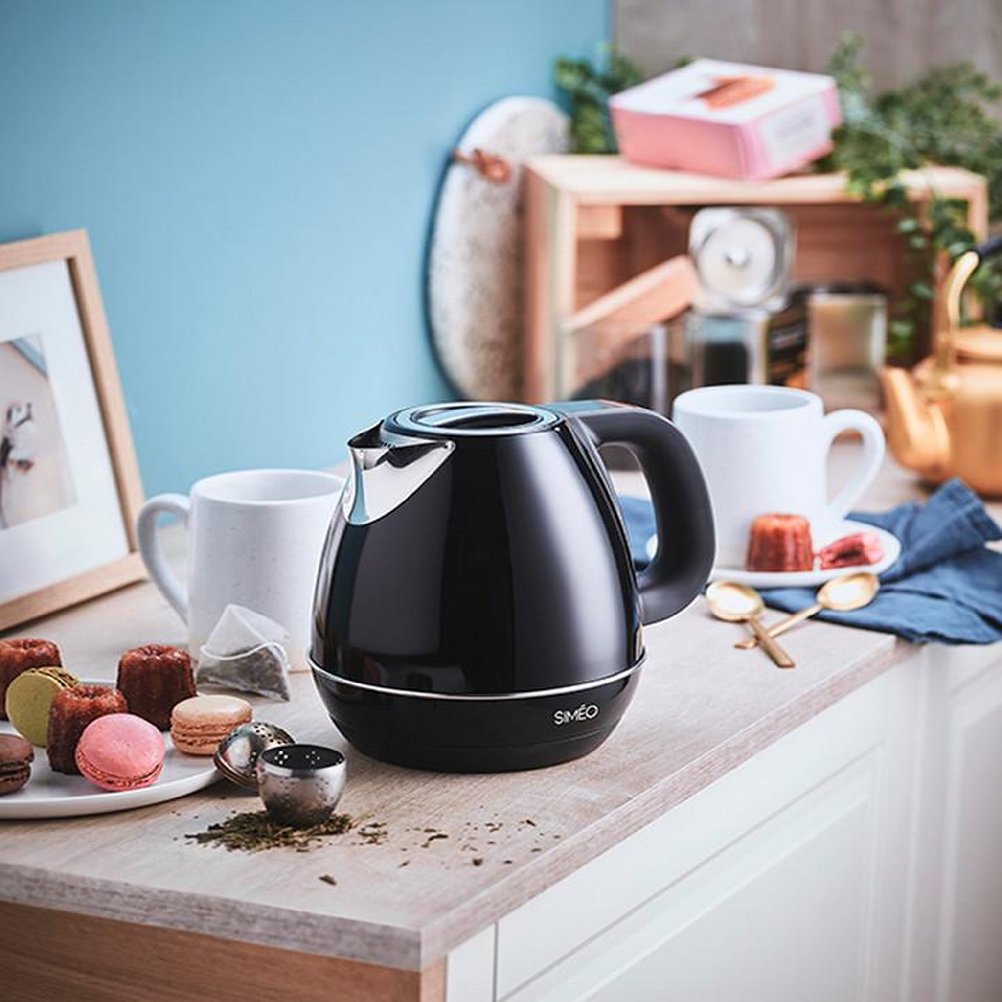Voir la diapositive 2 : Simeo Bouilloire sans fil 1.2l 2200w température réglable - BVI170