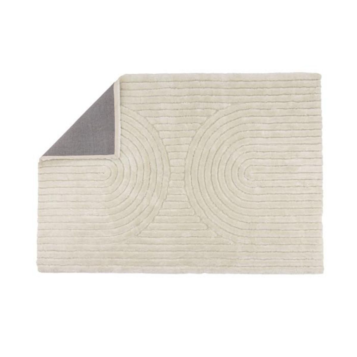 Paris Prix Tapis Déco Texturé  Niklas  200x290cm Blanc