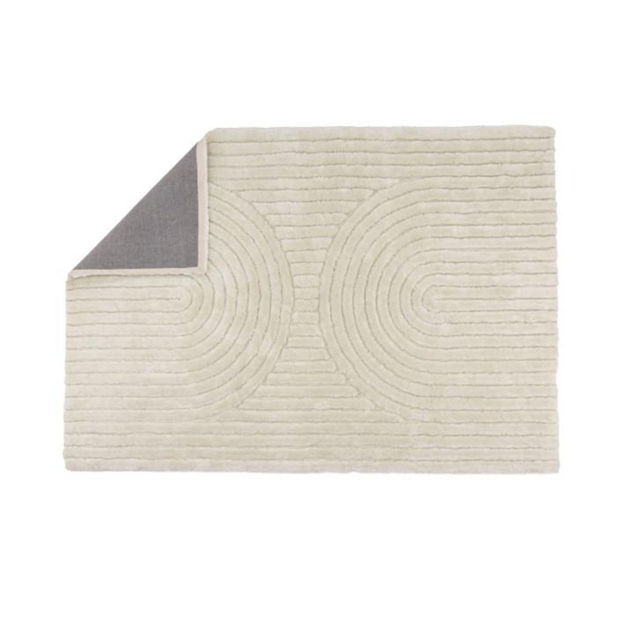 Paris Prix Tapis Déco Texturé  Niklas  200x290cm Blanc