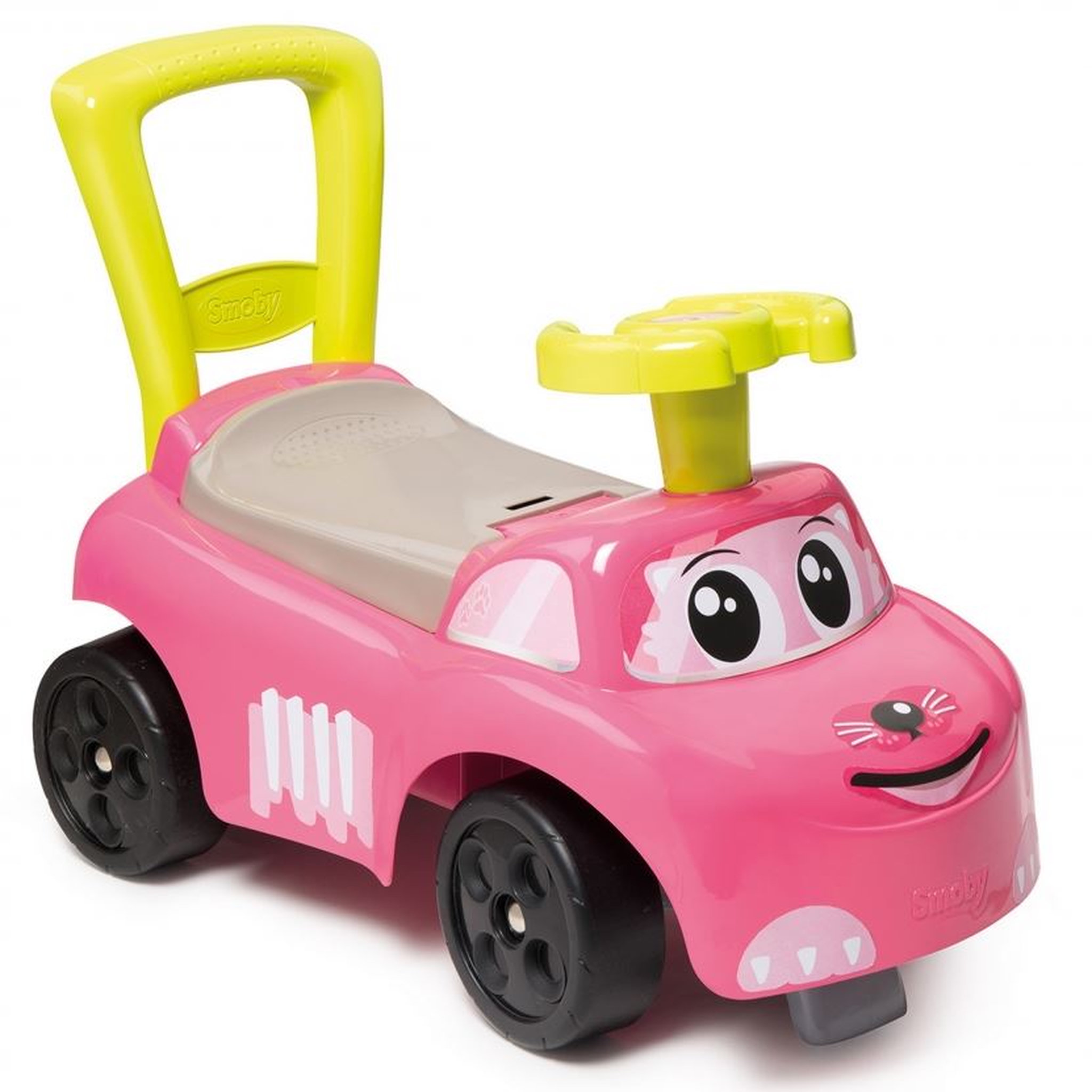 Voir la diapositive 1 : SMOBY Porteur auto - rose