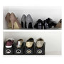 Voir la diapositive 5 : Wenko Lot de 4 supports pour chaussures - Noir