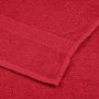 Voir la diapositive 6 : VIDAXL Serviettes de visage 4 pcs rouge 30x30 cm 360 g m² 100% coton