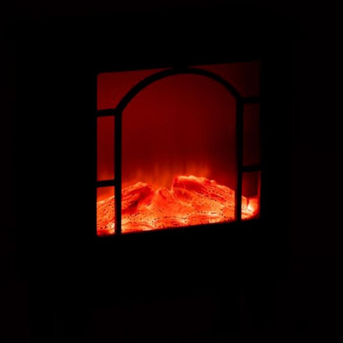 Paris Prix Cheminée Design à Led  Classique  40cm Noir