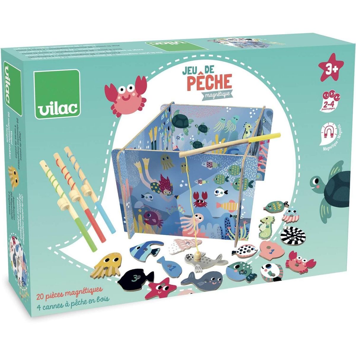 Vilac Jeu de pêche magnétique Michelle Carlslund