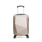 HERO HERO - Valise Cabine XS EVEREST-E 50 cm 4 Roues. Coloris disponibles : Beige