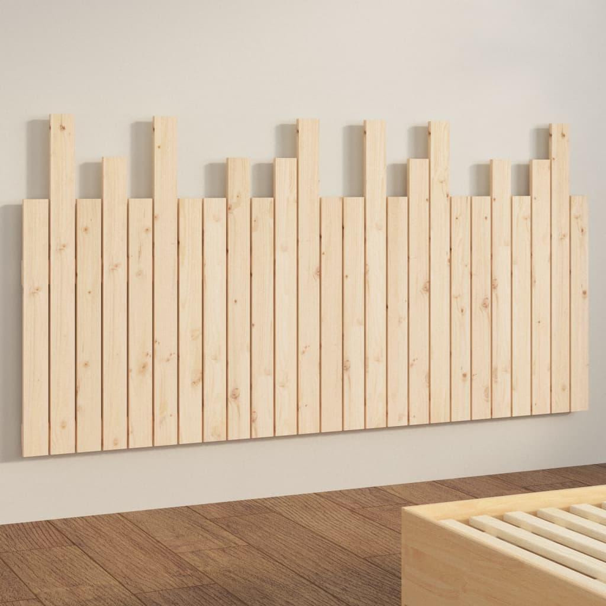 Voir la diapositive 4 : VIDAXL Tete de lit murale 159,5x3x80 cm Bois massif de pin