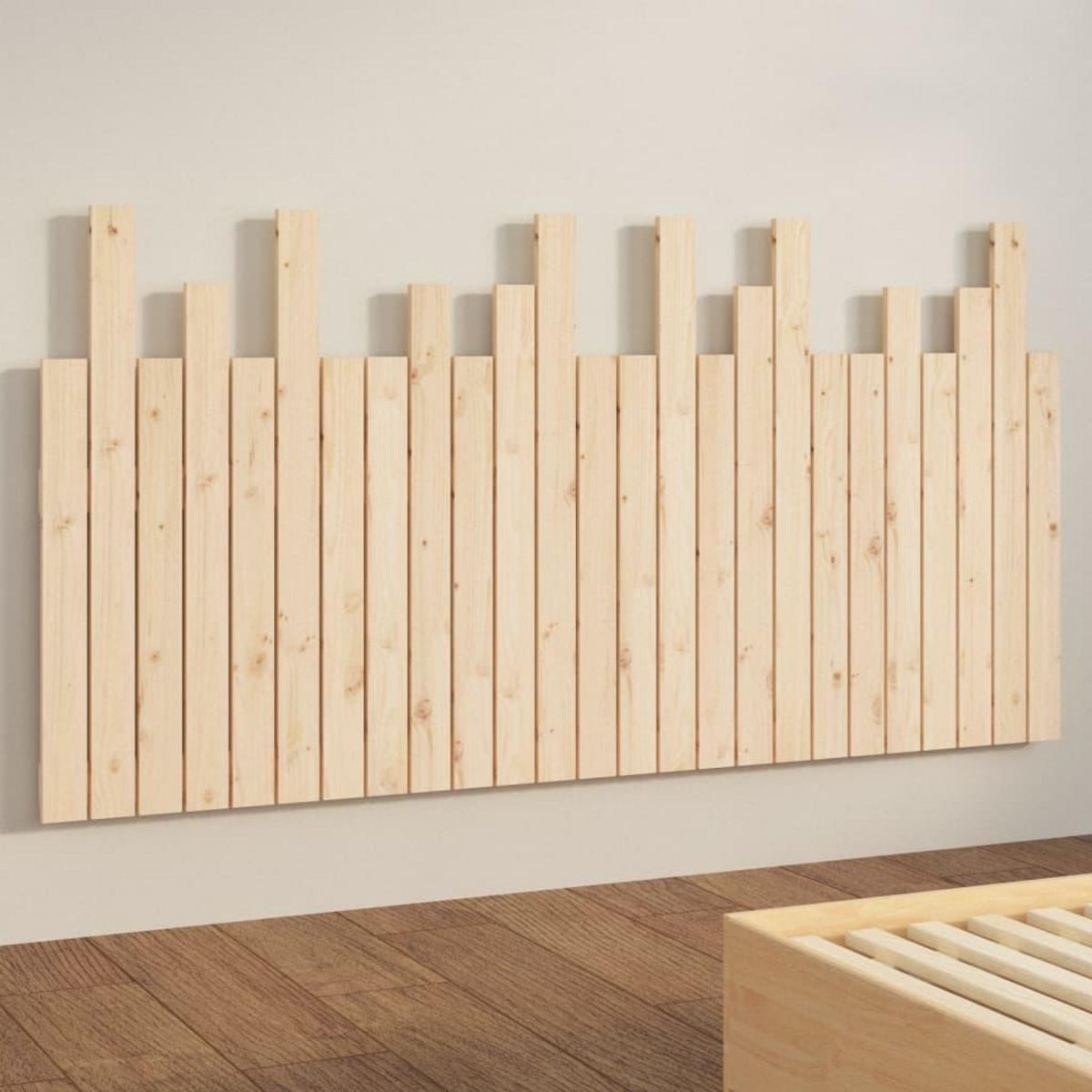 VIDAXL Tete de lit murale 159,5x3x80 cm Bois massif de pin