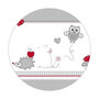 Voir la diapositive 2 : Roba Parc Bébé 100x75 cm + Tapis Adam et Eule Imprimé Chouette + 4 Roues - ROBA - Bois blanc