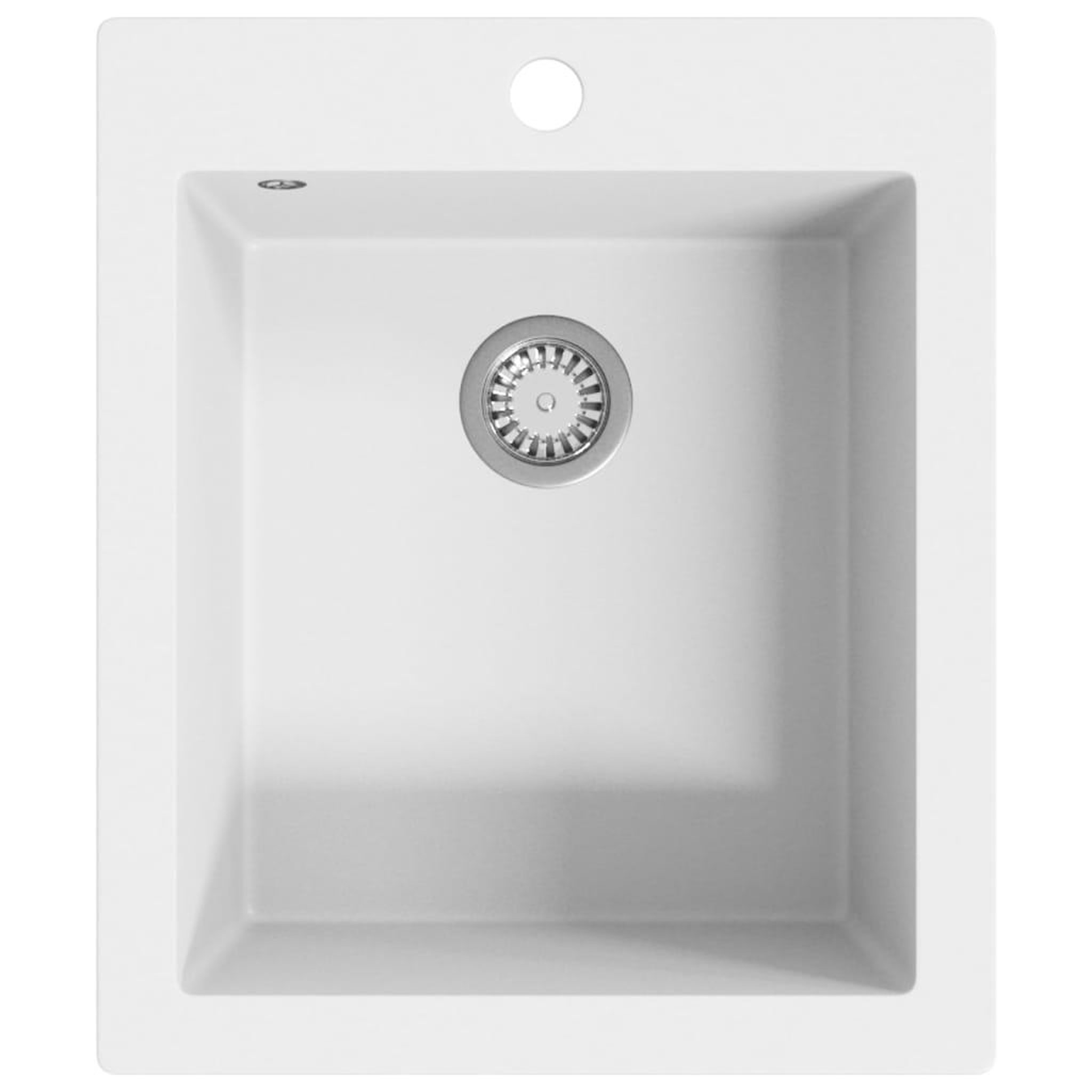 Voir la diapositive 2 : VIDAXL Evier de cuisine Granite Blanc creme