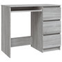 Voir la diapositive 2 : VIDAXL Bureau Sonoma gris 90x45x76 cm Bois d'ingenierie
