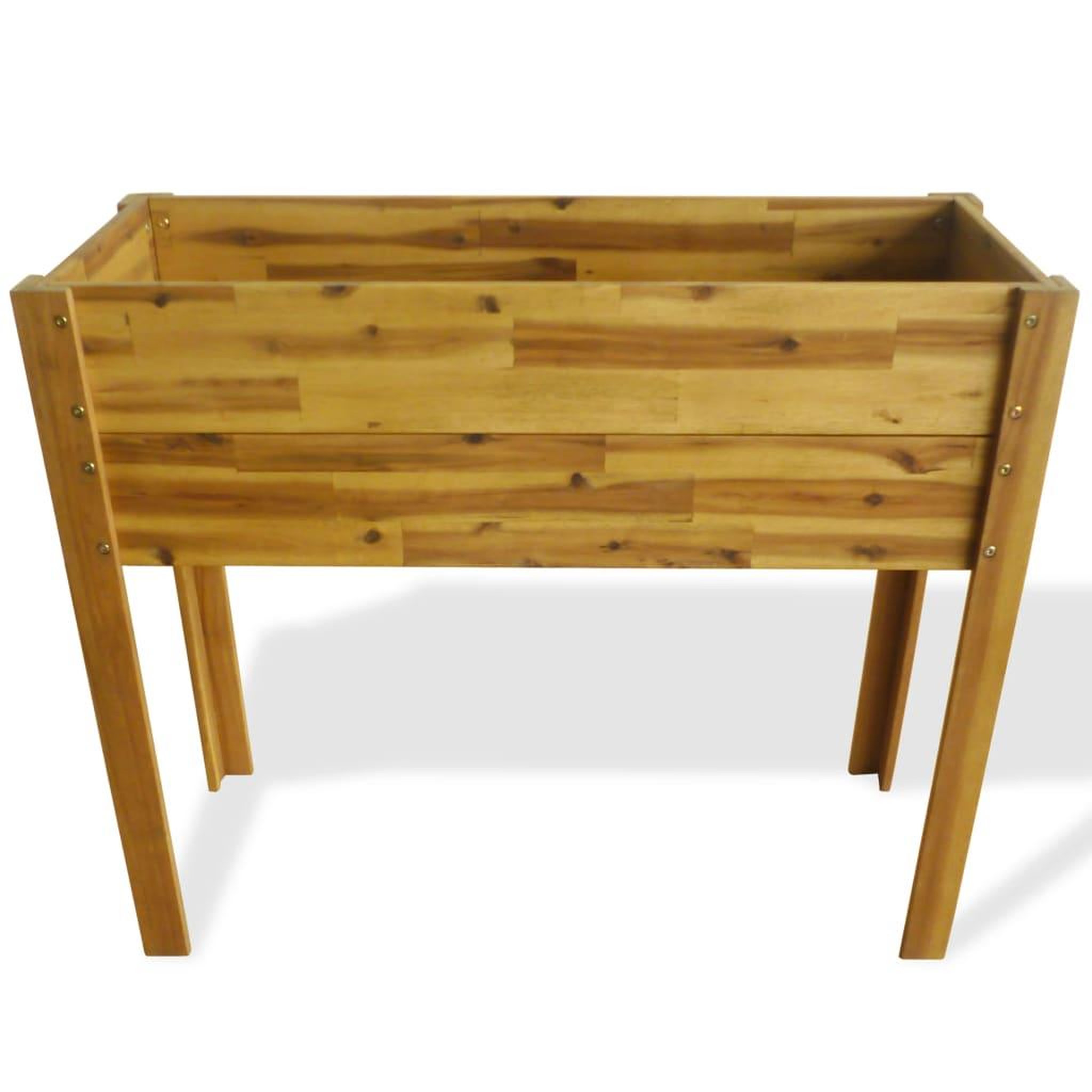 Voir la diapositive 3 : VIDAXL Lit sureleve de jardin Bois massif d'acacia