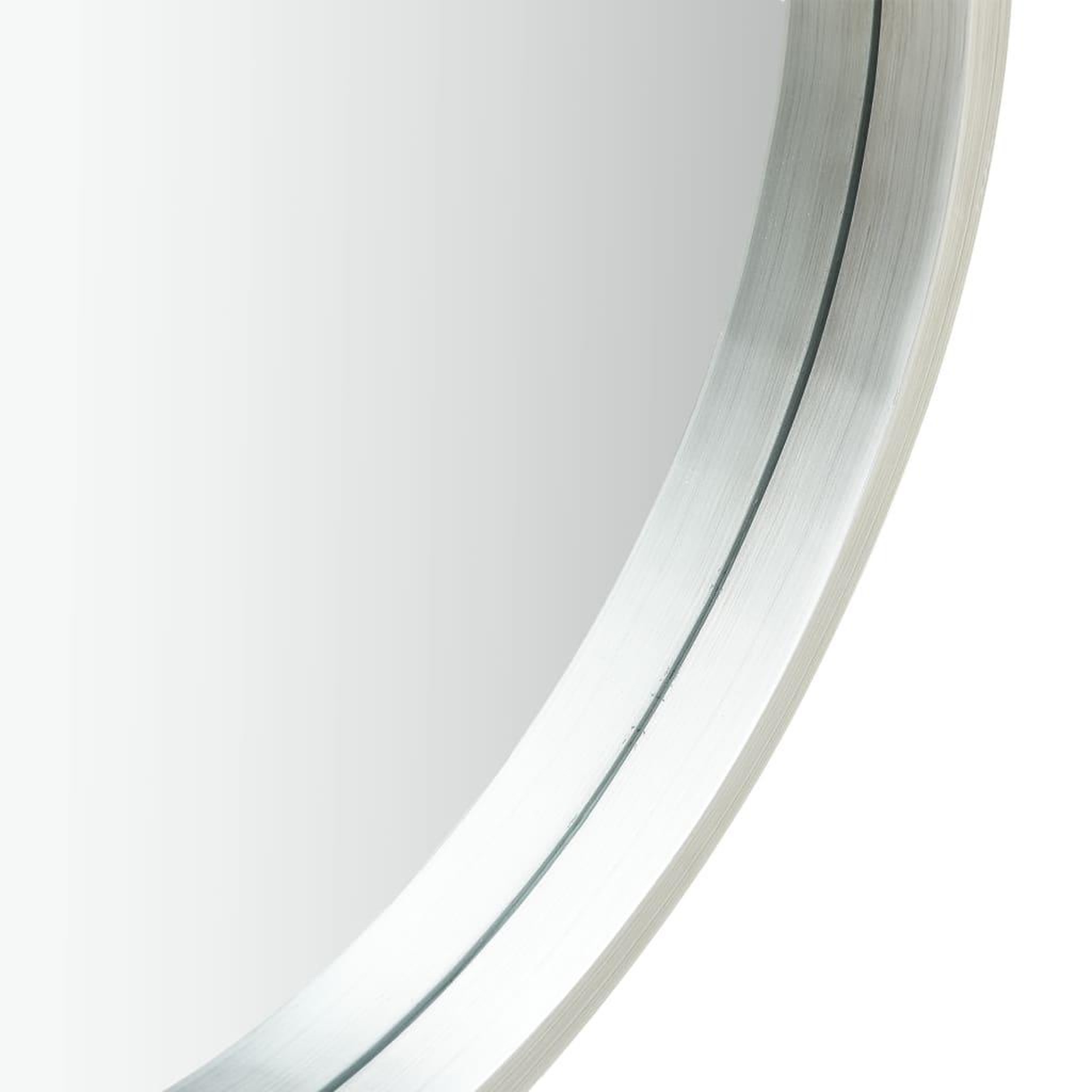 Voir la diapositive 4 : VIDAXL Miroir mural avec sangle 60 cm Argente