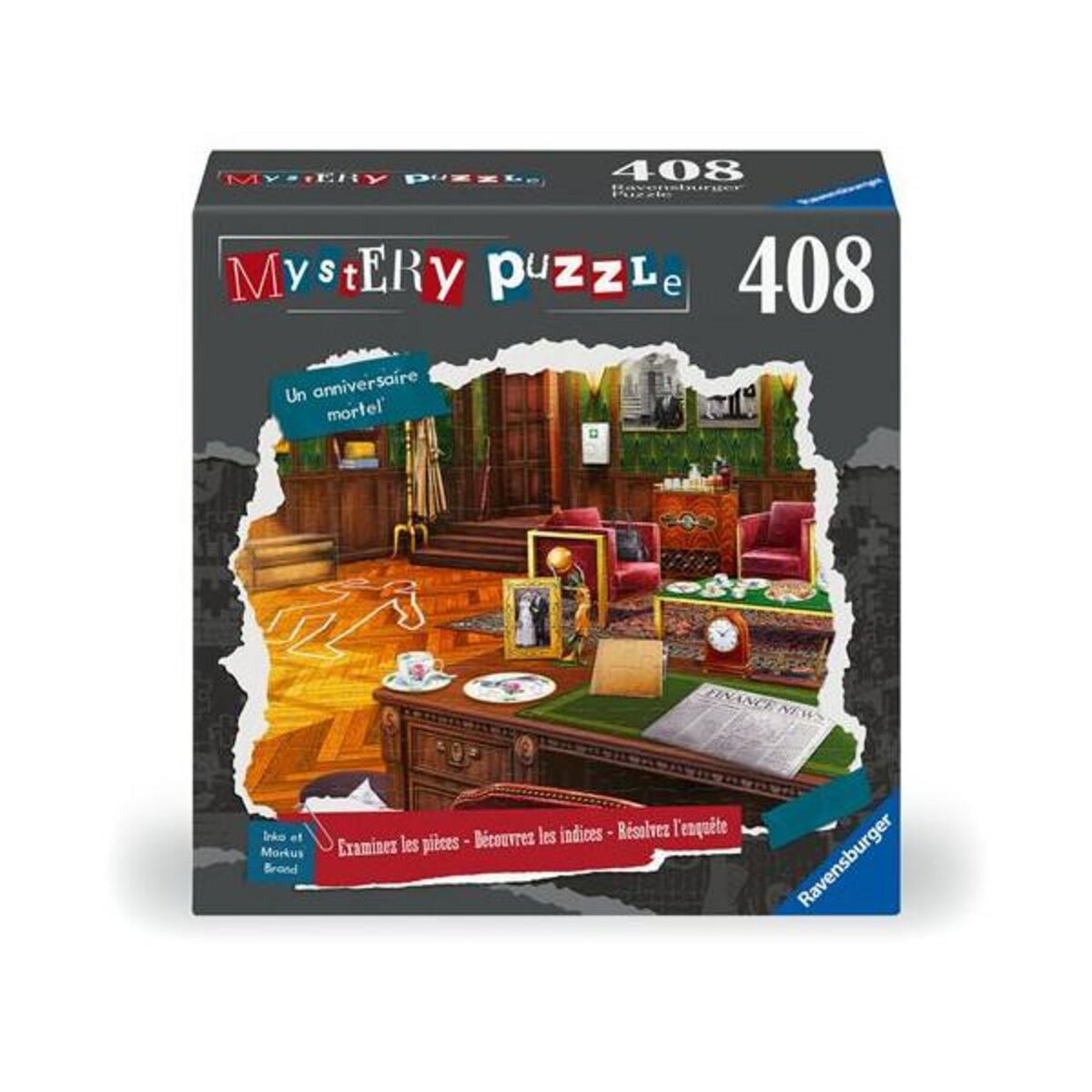 RAVENSBURGER Puzzle 408 pièces Ravensburger Mystery puzzle Un anniversaire mortel