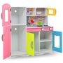 Voir la diapositive 2 : VIDAXL Cuisine en jouet pour enfants MDF 80x30x85 cm Multicolore