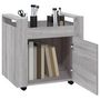 Voir la diapositive 5 : VIDAXL Chariot de bureau Sonoma gris 60x45x60 cm Bois d'ingenierie