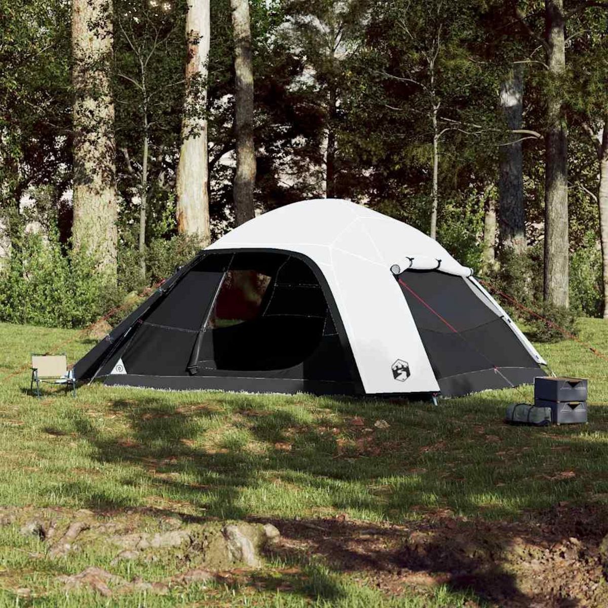VIDAXL Tente familiale a dome 6 personnes tissu occultant impermeable