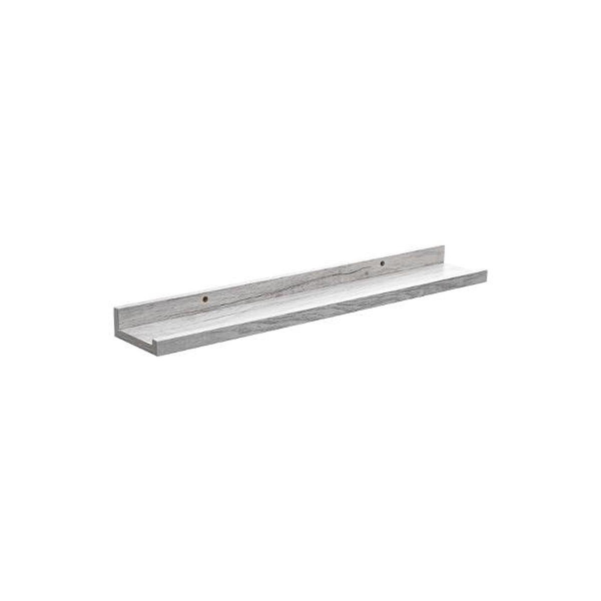 Voir la diapositive 1 : FIVE Étagère murale à rebord  fixy  58cm gris