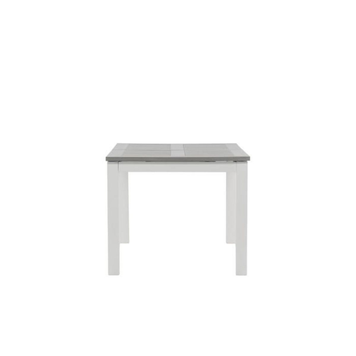 Paris Prix Table de Jardin Extensible  Albany  152-210cm Blanc & Gris