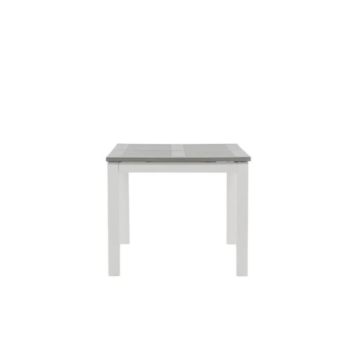 Paris Prix Table de Jardin Extensible  Albany  152-210cm Blanc & Gris