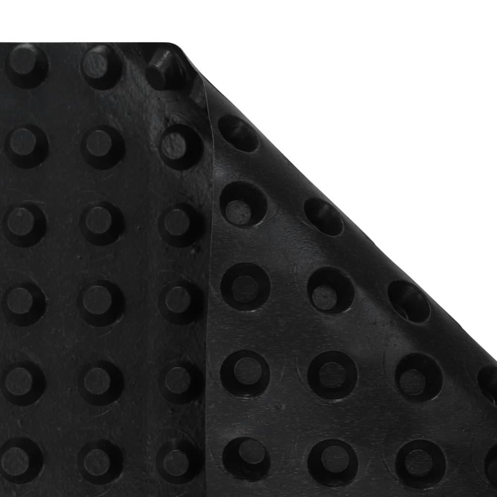 Voir la diapositive 5 : VIDAXL Feuille de drainage a fossettes PEHD 400 g / m^2 1 x 20 m