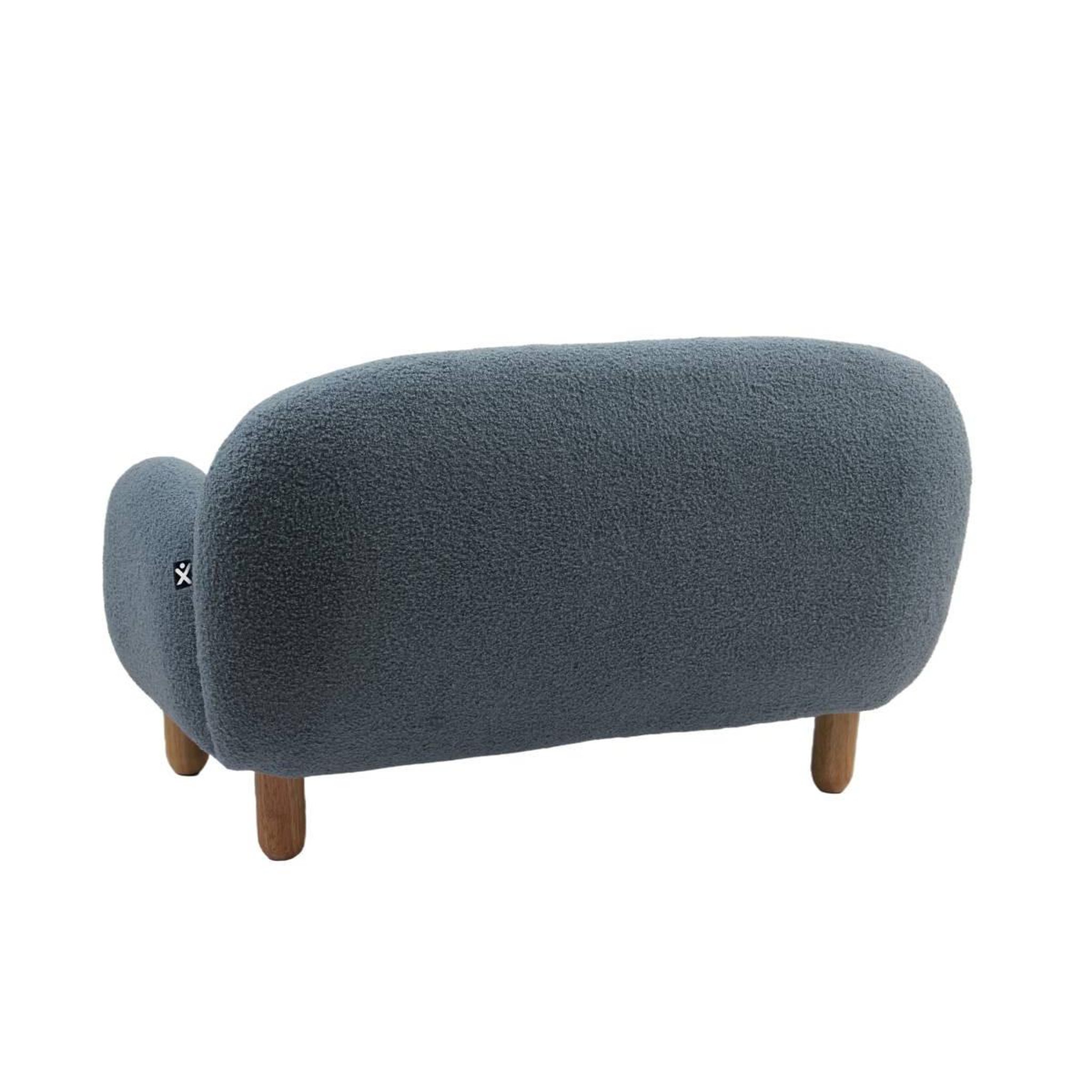 Voir la diapositive 4 : Paris Prix Canapé enfant bouclette  rocky  89cm bleu