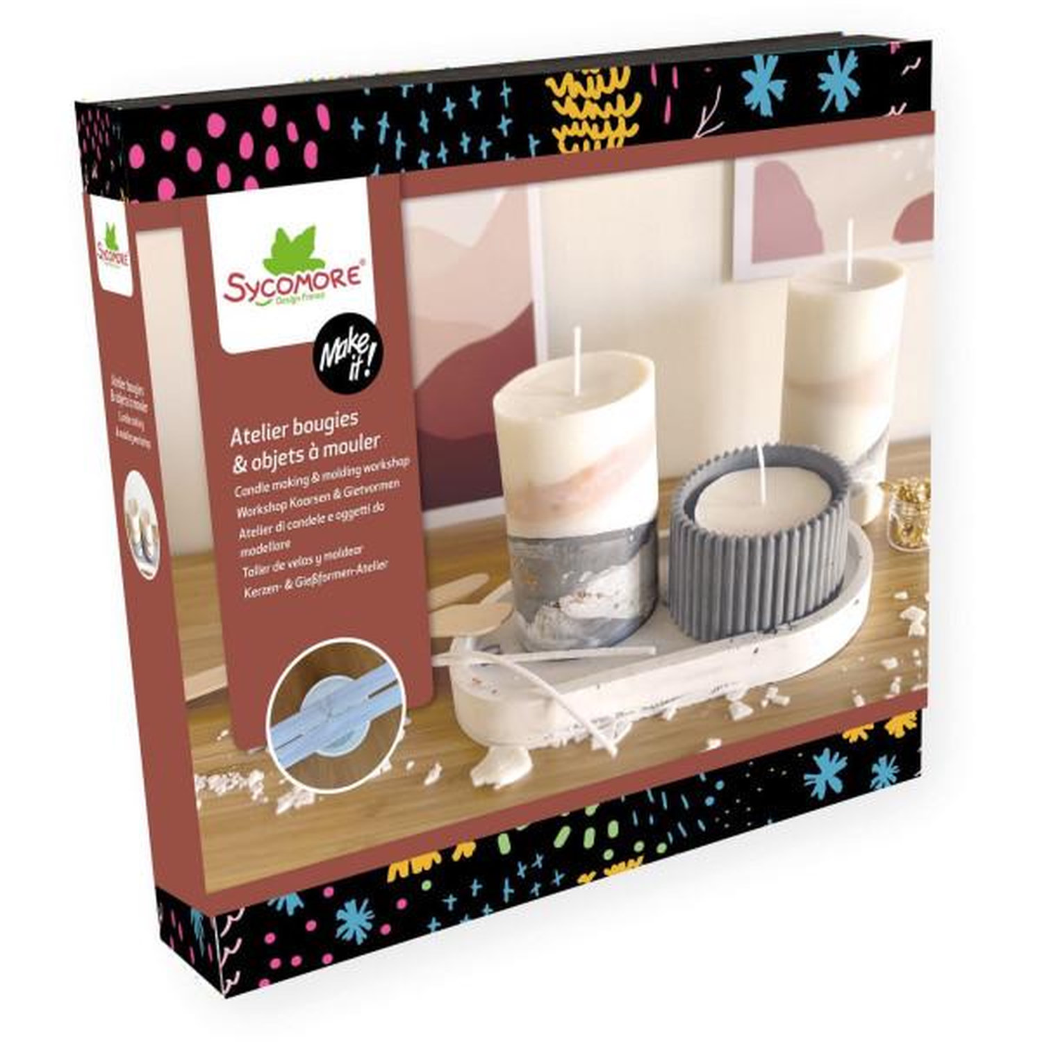 Atelier bougies et jesmonite SYCOMORE Make it Dès - vue 2