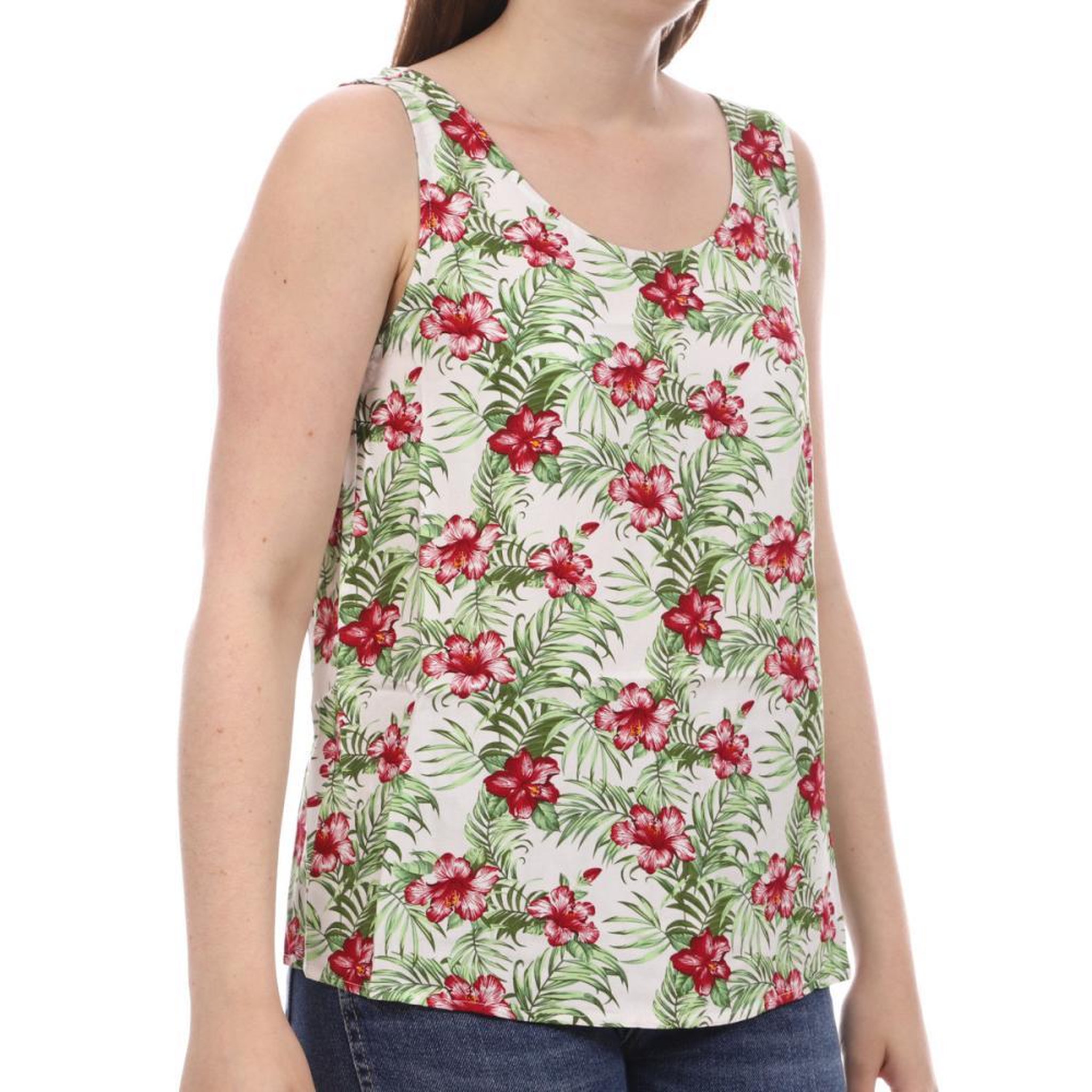 Vero Moda Top /Vert Femme Vero Moda Easy. Coloris disponibles : Blanc