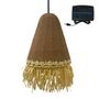 Voir la diapositive 1 : Lumisky Suspension solaire bohème PALOMA Beige Herbe marine D40 cm