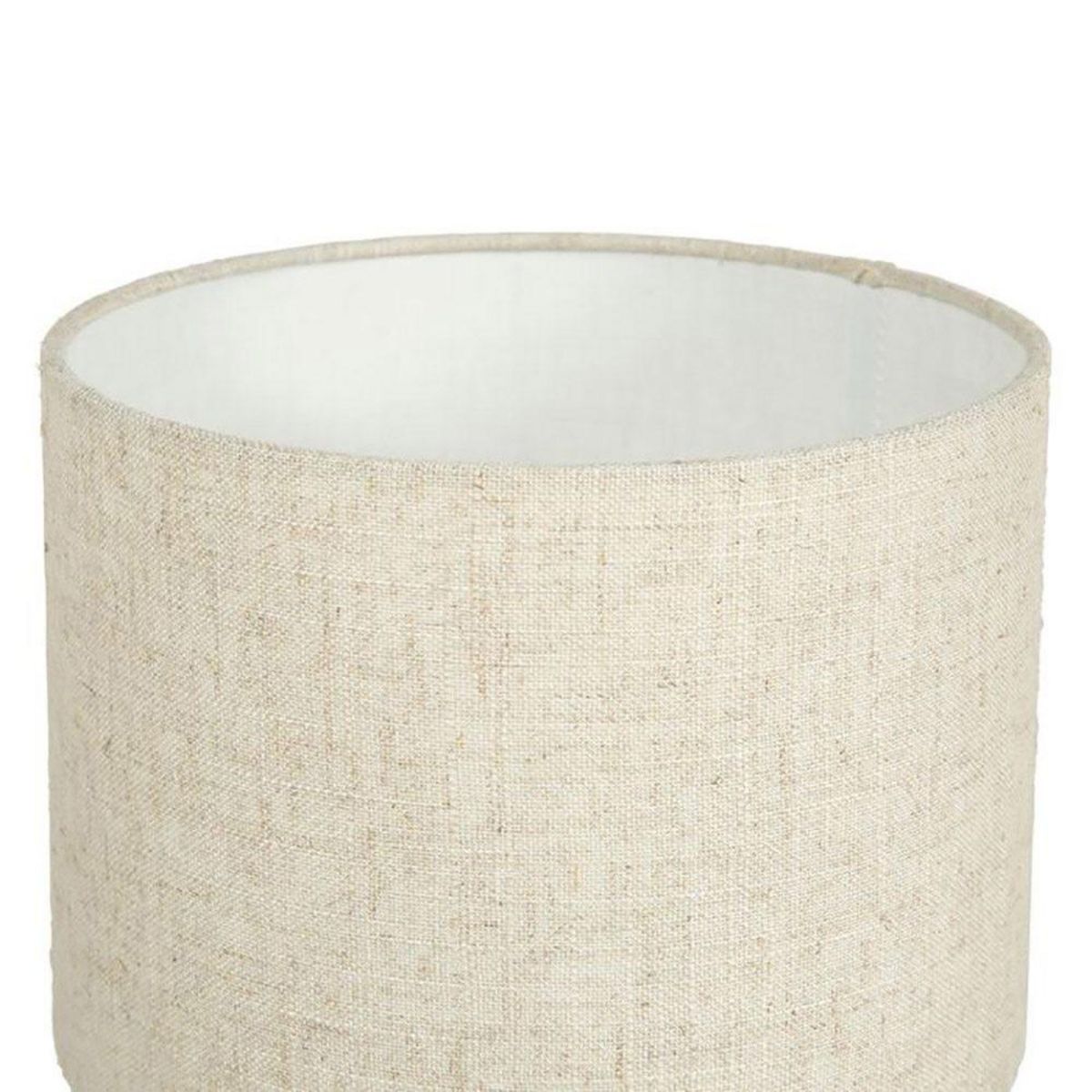 OSTARIA Lampe pétales céramique lin beige